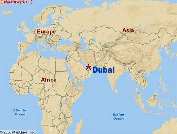 Map Of The World Dubai - United States Map